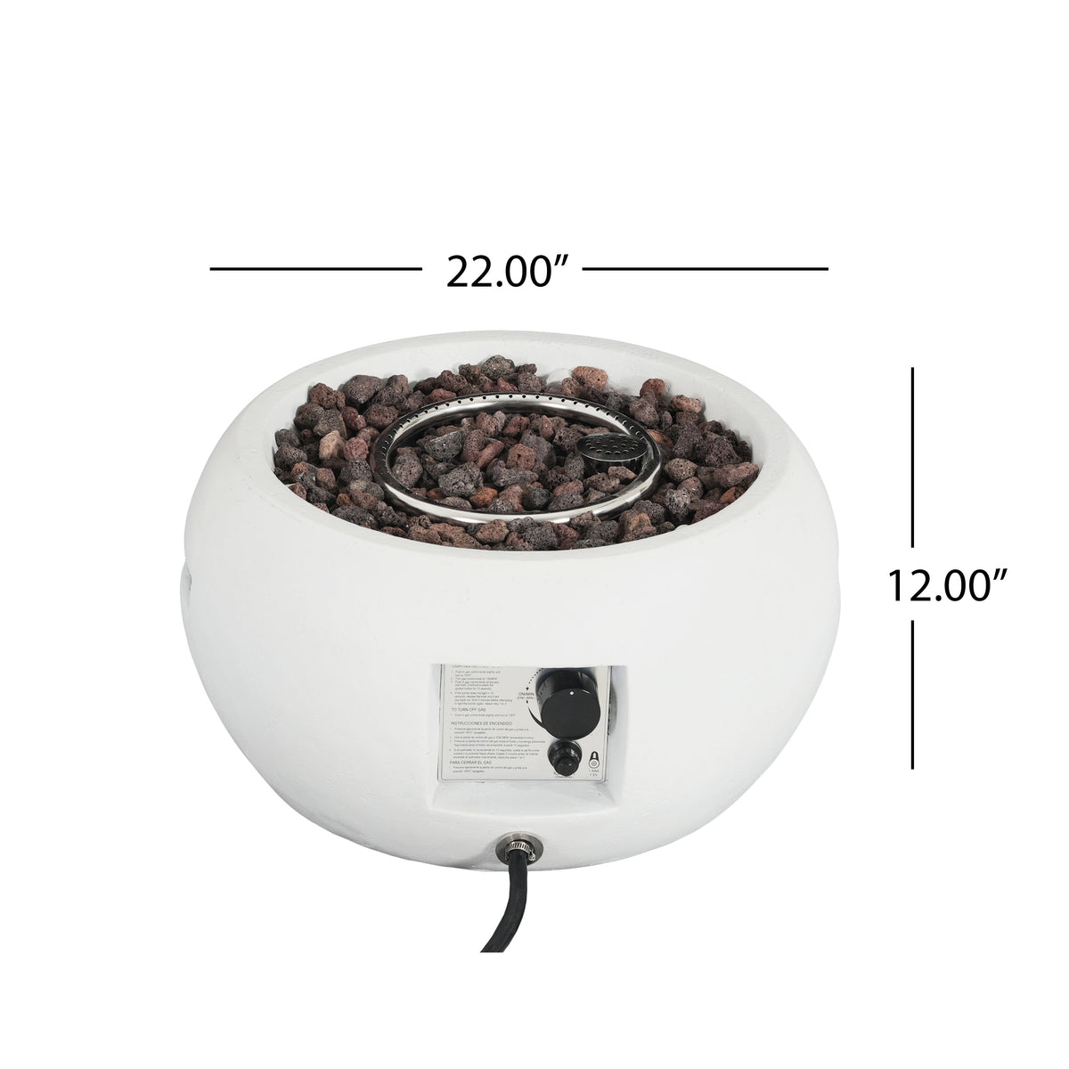 Patio MGO Propane Fire Pit