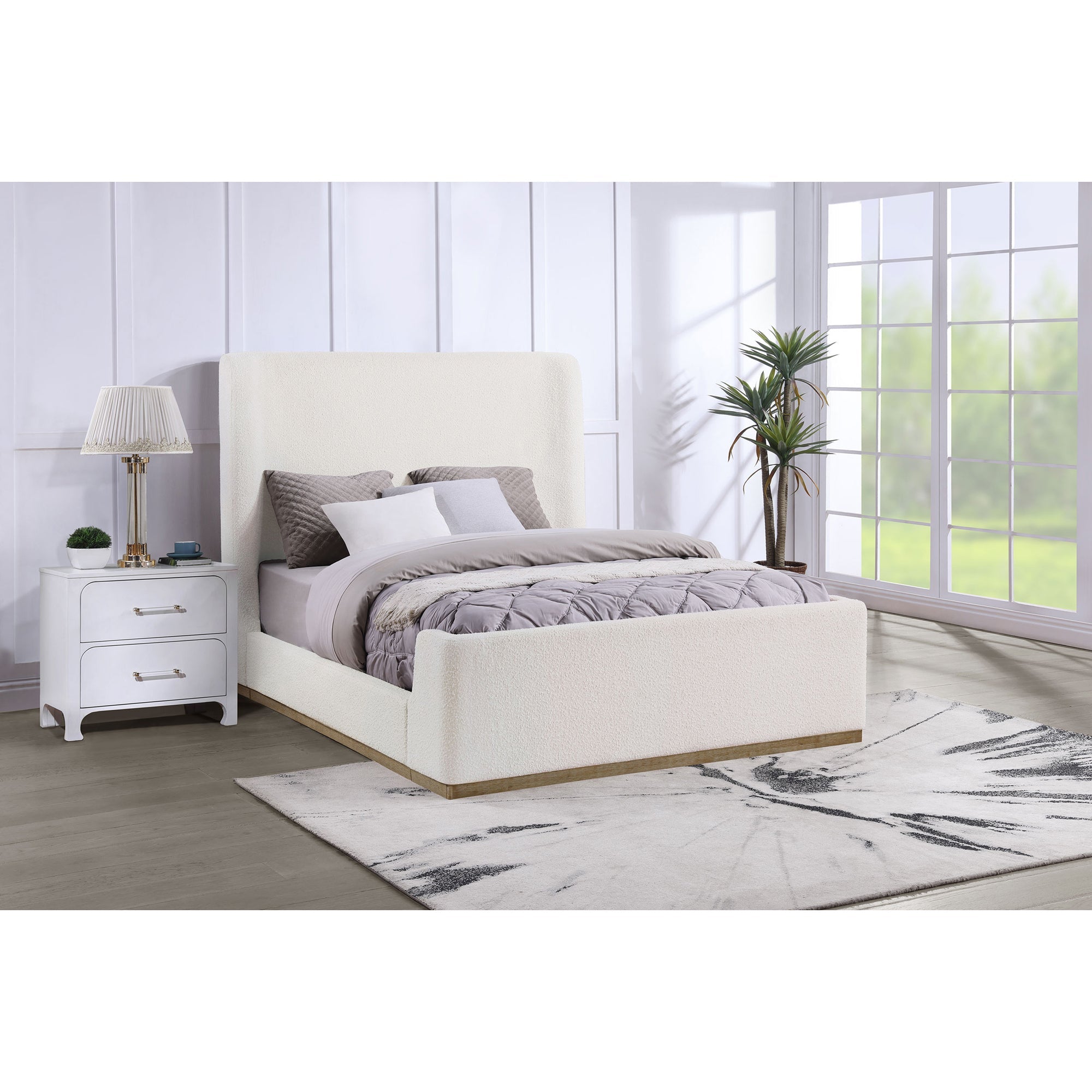 Vindra Modern Queen Bed