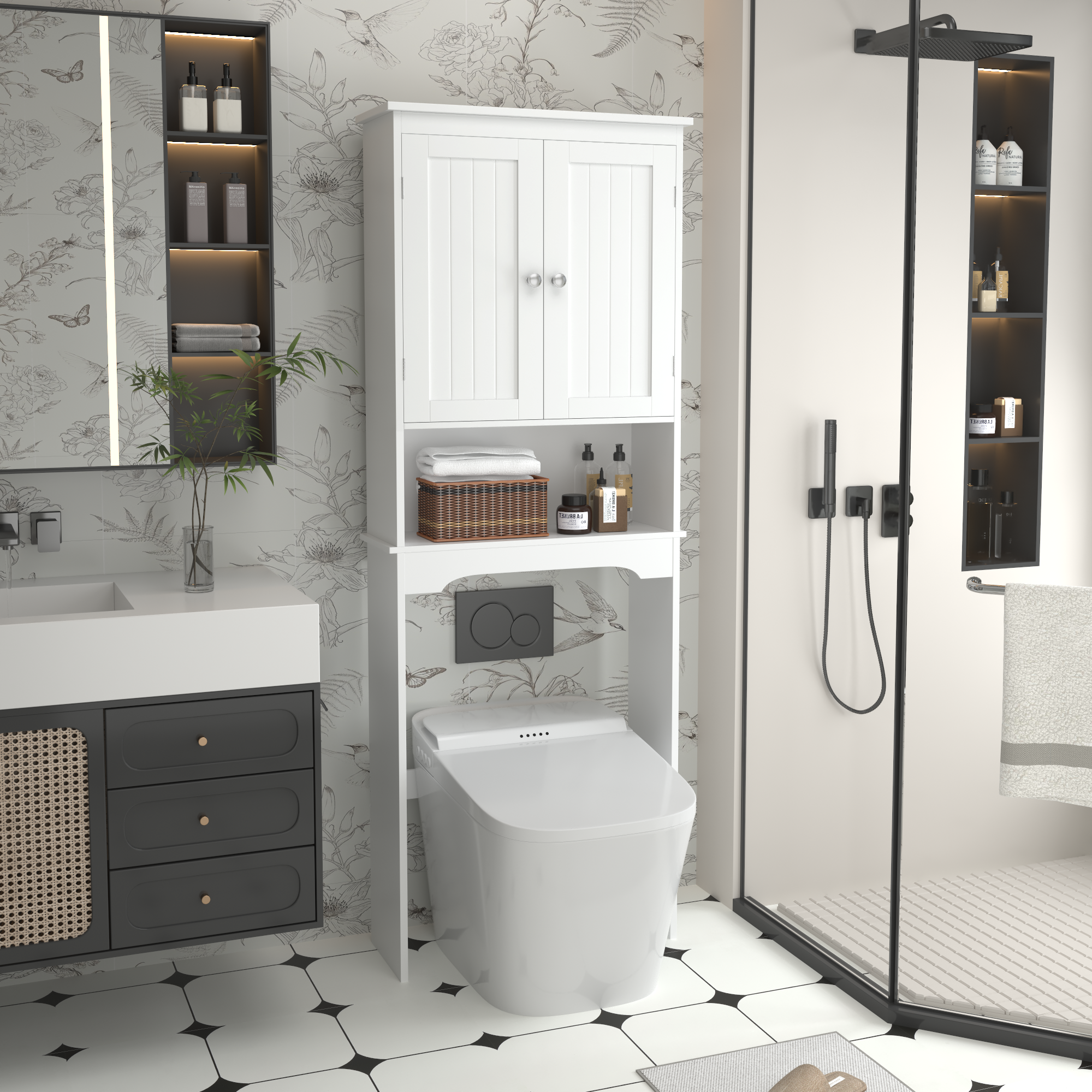Over The Toilet Storage Cabinet