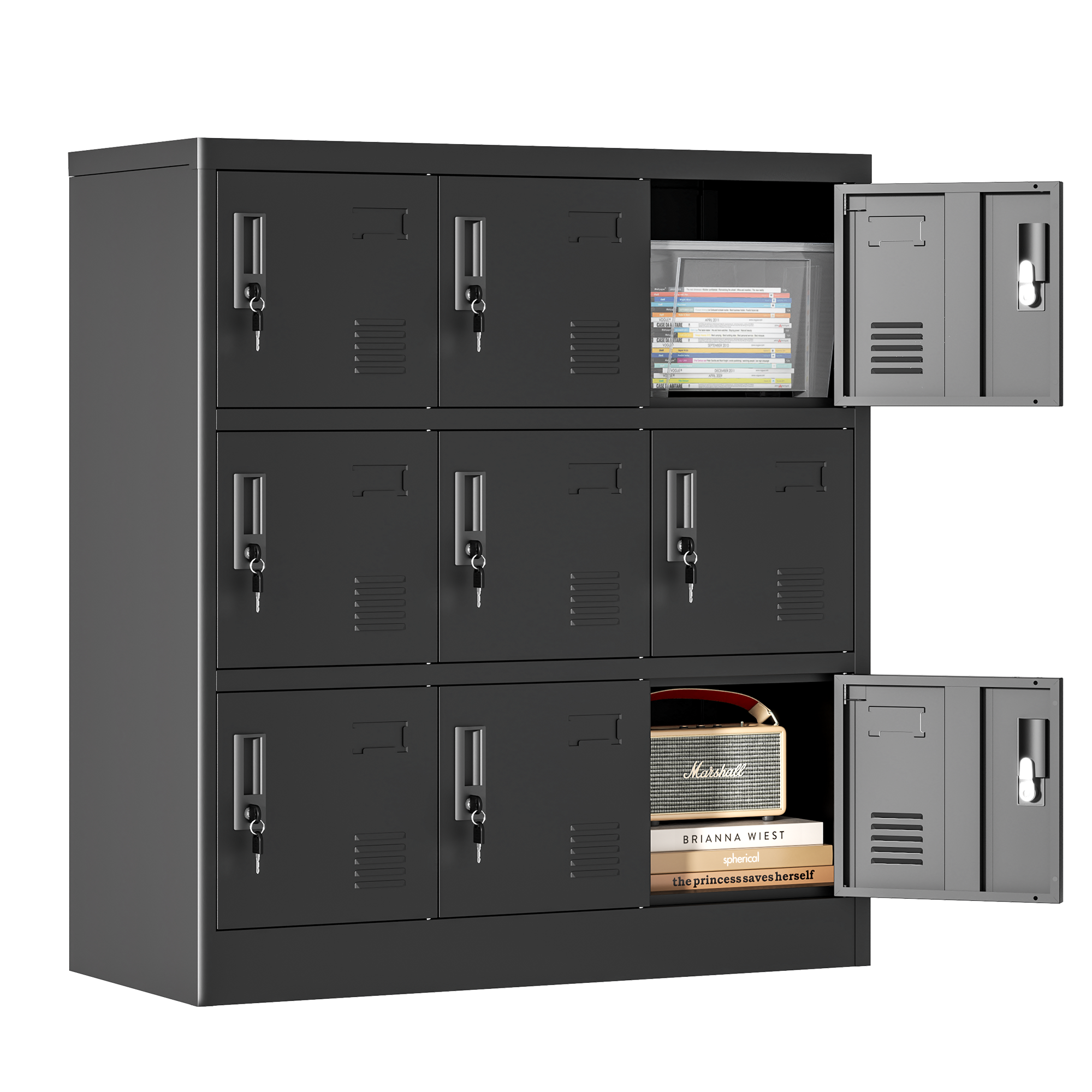 9-Door Employee Storage Locker