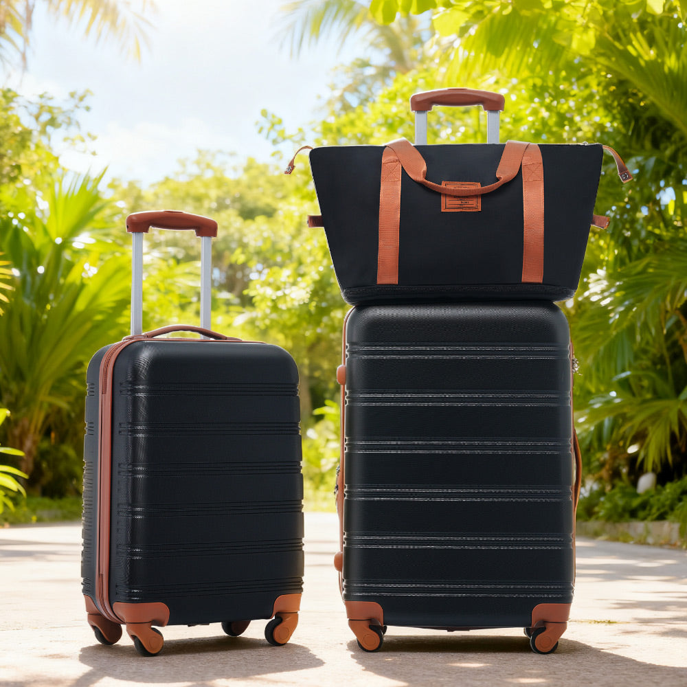 Hardshell Luggage Sets 2Pcs + Bag Spinner Suitcase