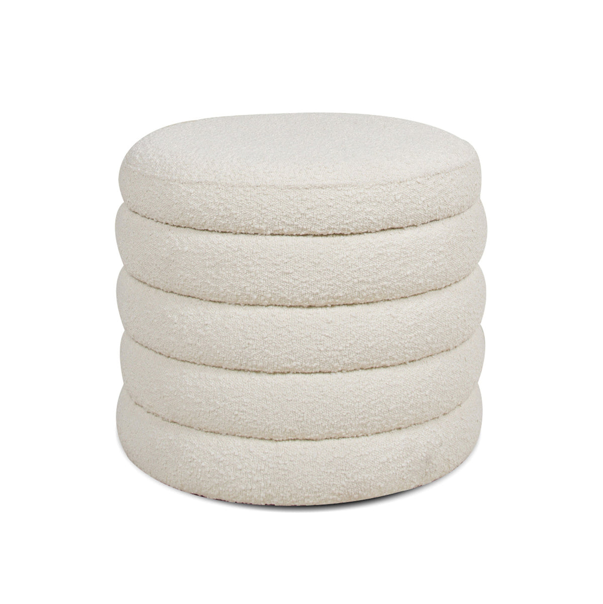 Fuji 19" Oversized Round Storage Ottoman