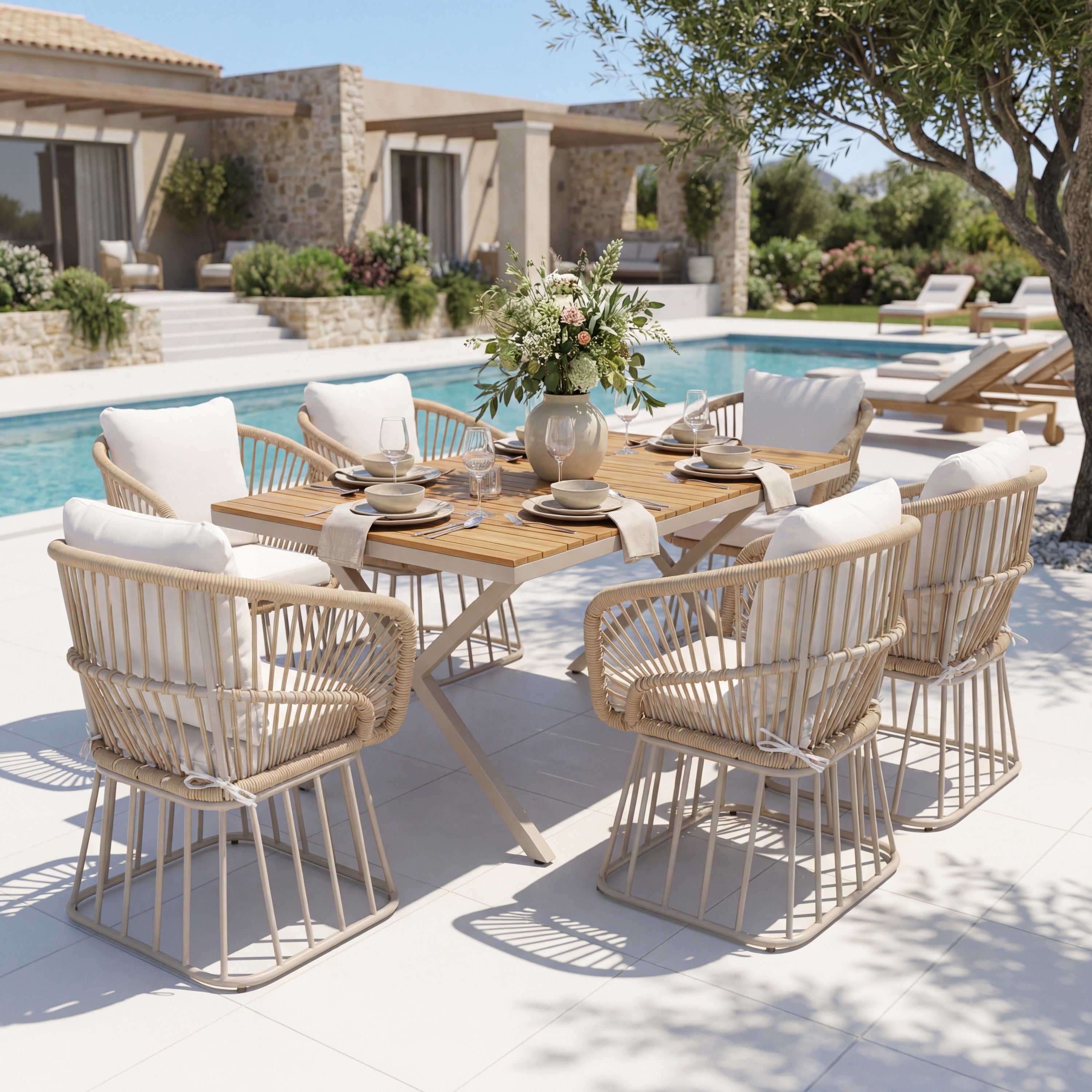 Outdoor 7-Piece Dining Set