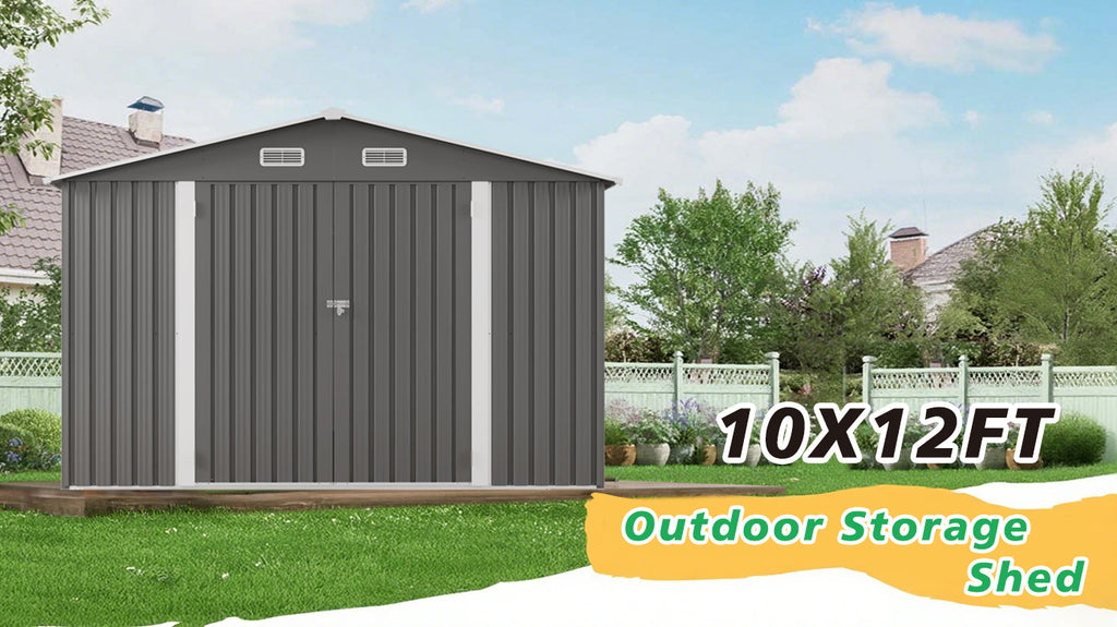 10x12FT Outdoor Storage Shed