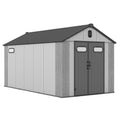 8x16Ft Resin Outdoor Storage Shed