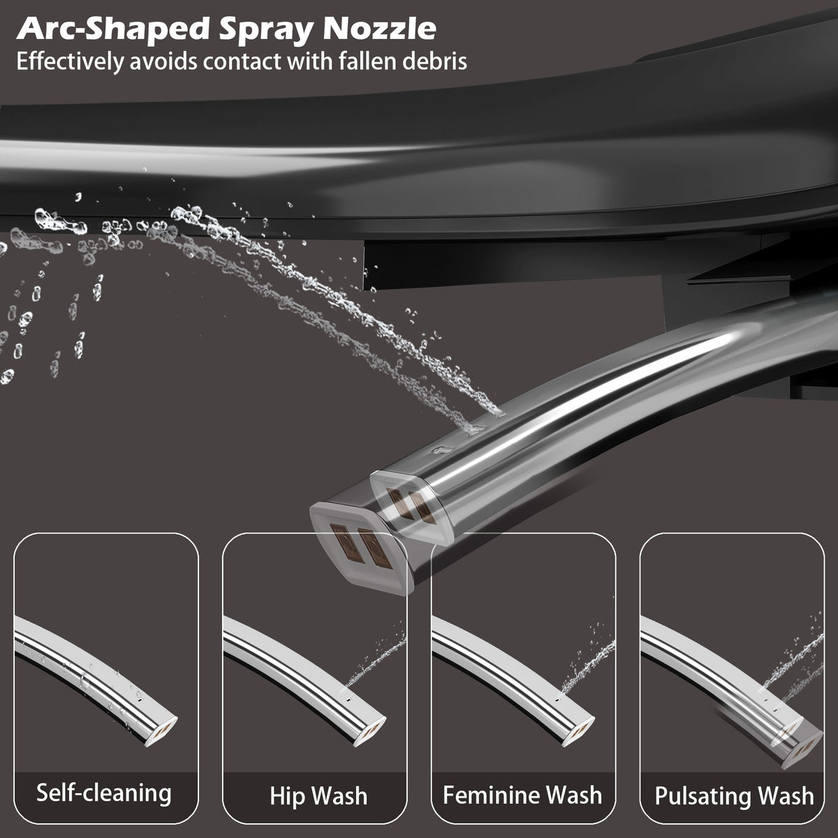 Smart Toilet with Bidet Built-In, ADA One-Piece