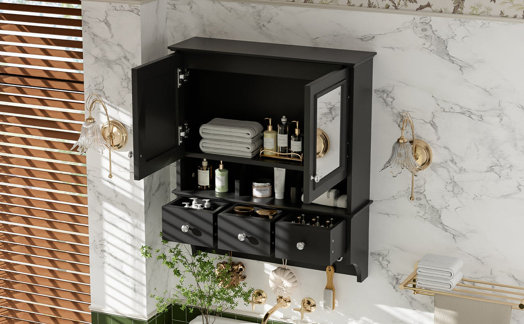 4-In-1 Bathroom Mirror Cabinet