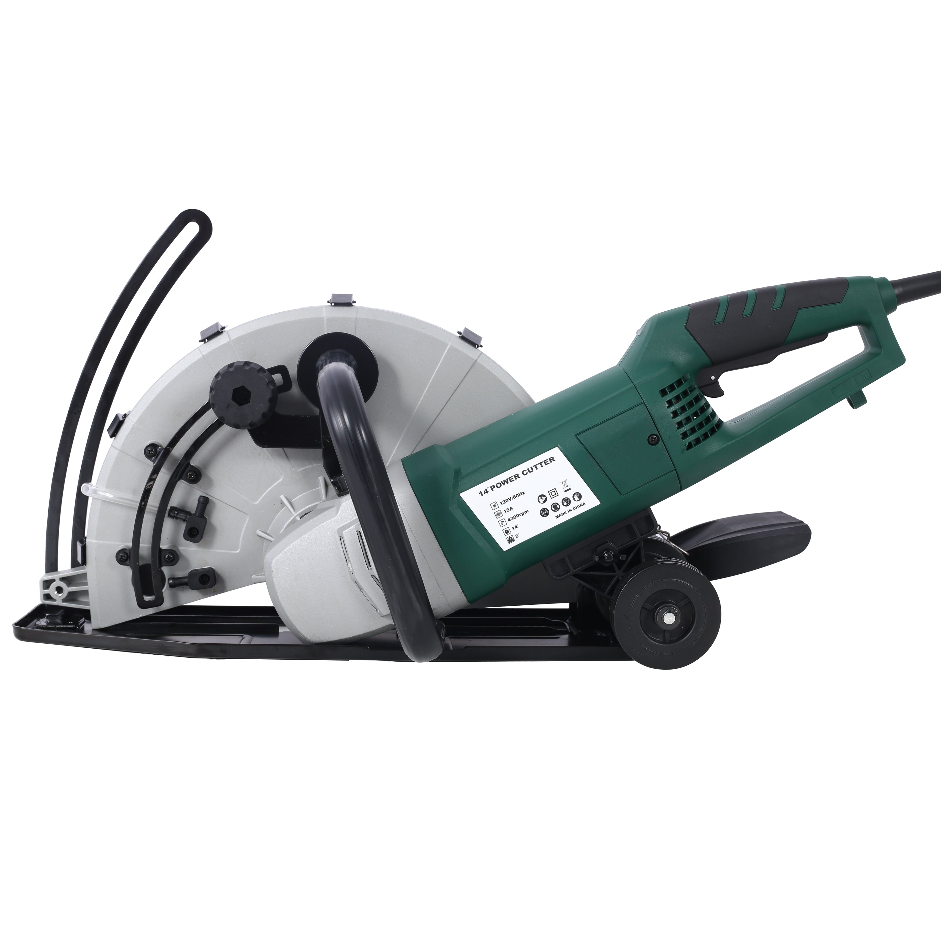 Portable 14" Wet/Dry Electric Corded Concrete Saw