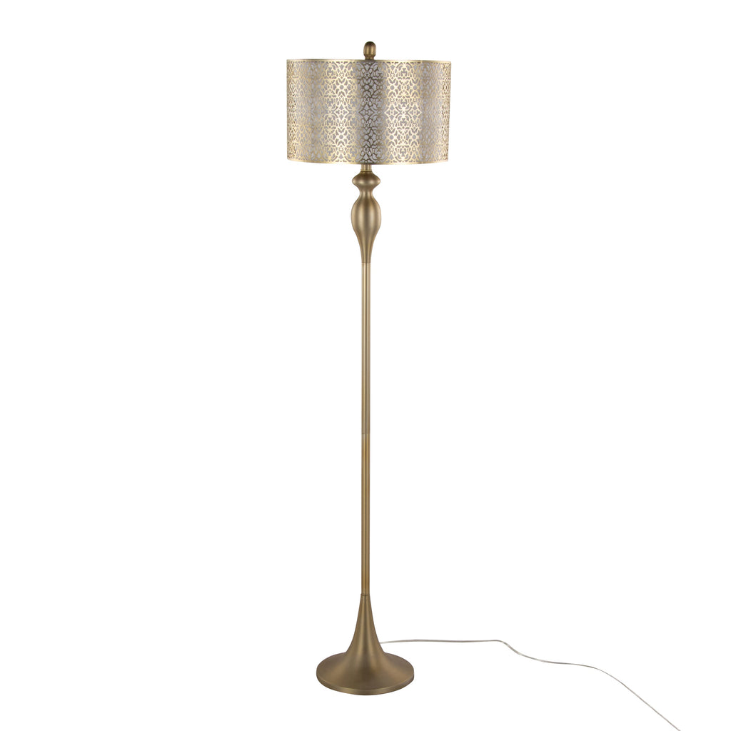 63" Contemporary Metal Floor Lamp