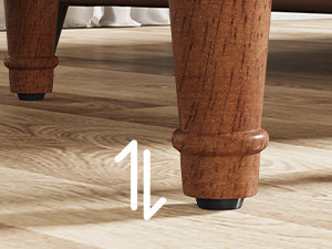 11.81" Solid Wood Narrow End Table