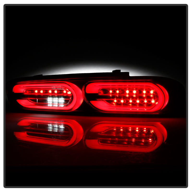 Spyder Chevy Camaro 16-18 (Do Not Fit Halogen Model) LED Tail Lights Black ALT-YD-CCAM16LED-SEQ-BK 5087232