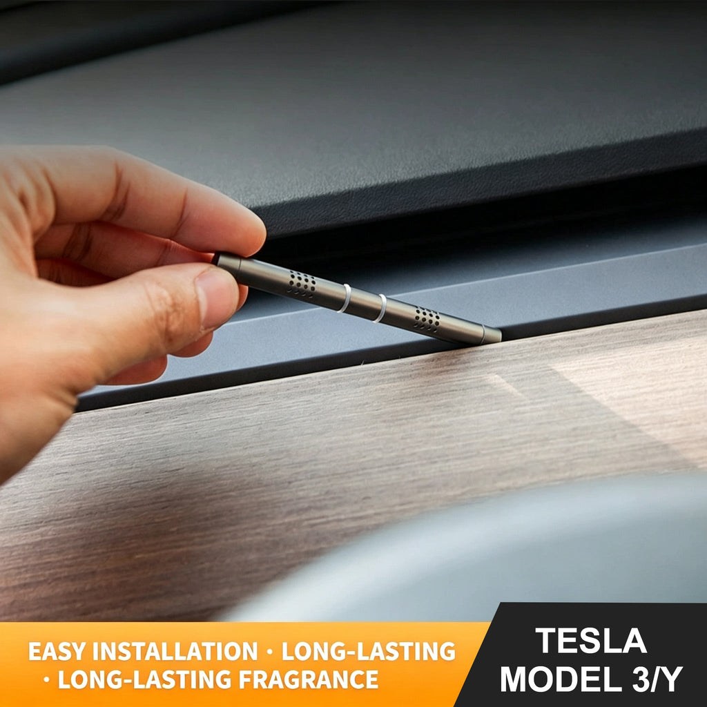 Hidden Car Air Freshener Stick Hidden Aromatherapy Ornament Interior Accessory For Tesla Model 3 Model Y