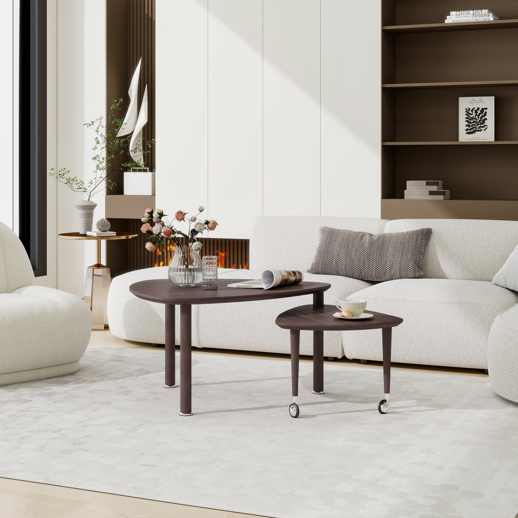 360 Degree Rotatable Modern Coffee Table