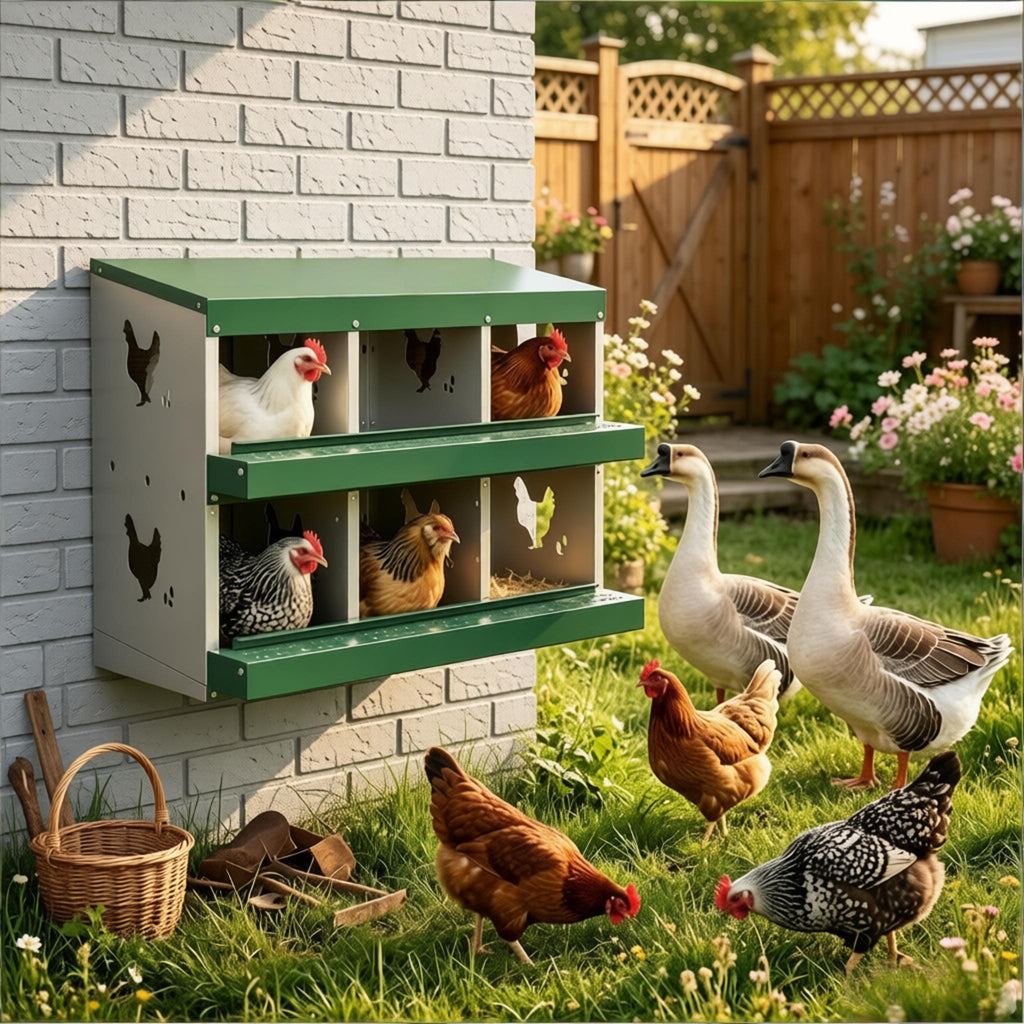 Outdoor Egg Laying Boxes, Metal Nesting Boxes