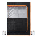 Upgraded Portable Steam Sauna for Home, 2 Person Full Body Home Spa Tent