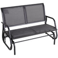 Outsunny 2-Person Outdoor Glider Bench