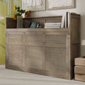 Twin XL Size Murphy Bed with Desk, LED Light and USB Charging Station