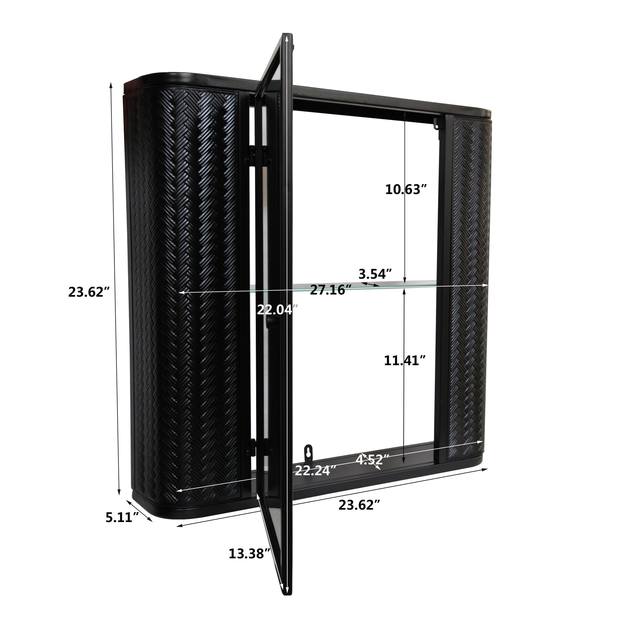 Wall-Mounted Bathroom Cabinet with Mirror