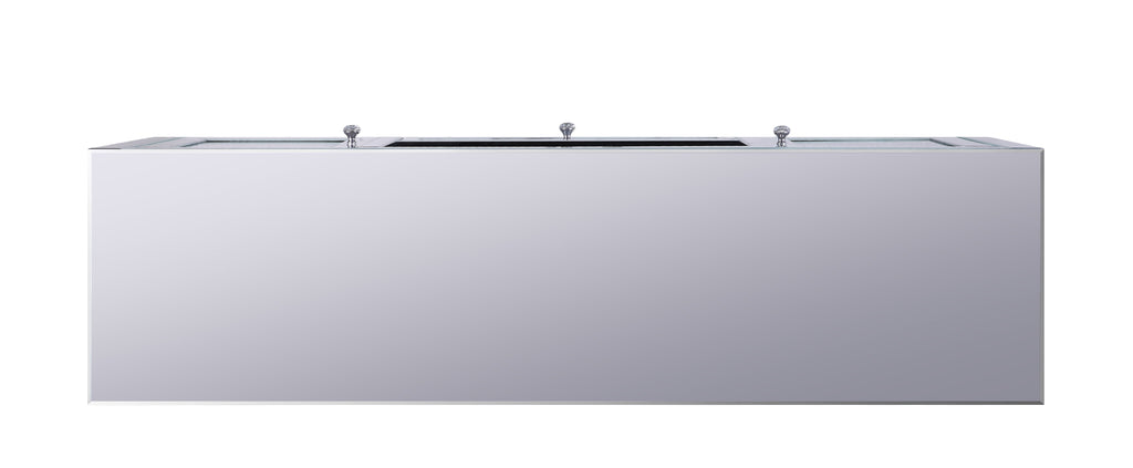 Noralie Mirrored & Faux Diamonds TV Stand
