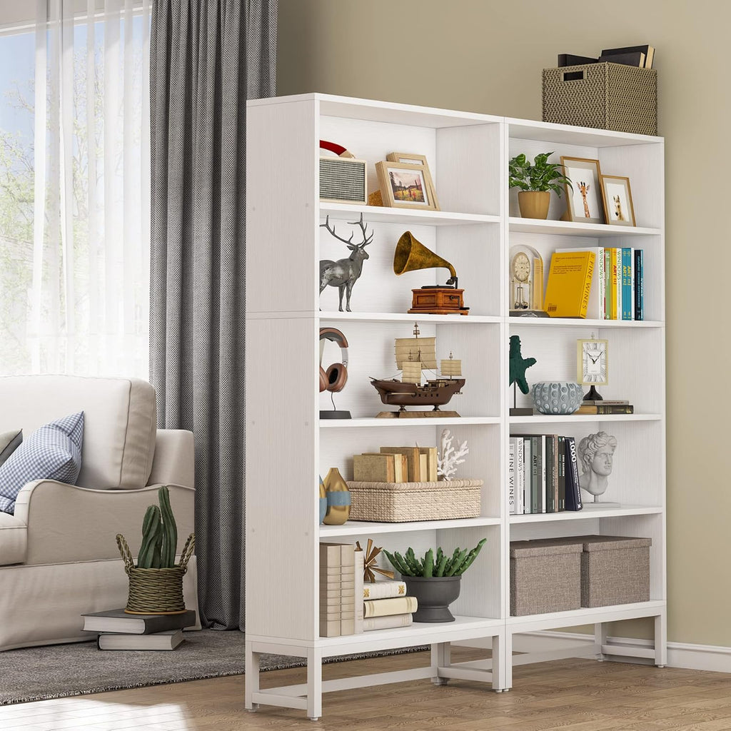 70.87" 5-Tier Heavy Duty Library Bookshelf