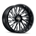 Cali Off-Road 9114 Purge 20x10 / 8x165.1 BP / -25mm Offset / 125.2mm Hub Gloss Black Milled Wheel 9114-2181BM