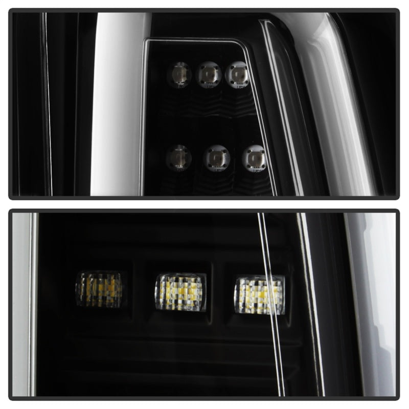 Spyder 15-17 GMC Yukon LED Tail Lights - Black (ALT-YD-GY15-LED-BK) 5085702