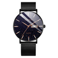 Mens Waterproof Dual-Date Starry Sky Watch