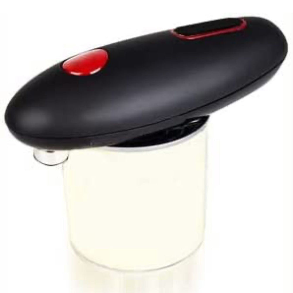 One-Touch Electric Can Opener – Hands-Free, Smooth-Edge, Battery-Powered