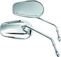 Bikers Choice Tapered Long Stem Mirrors Chr 482006