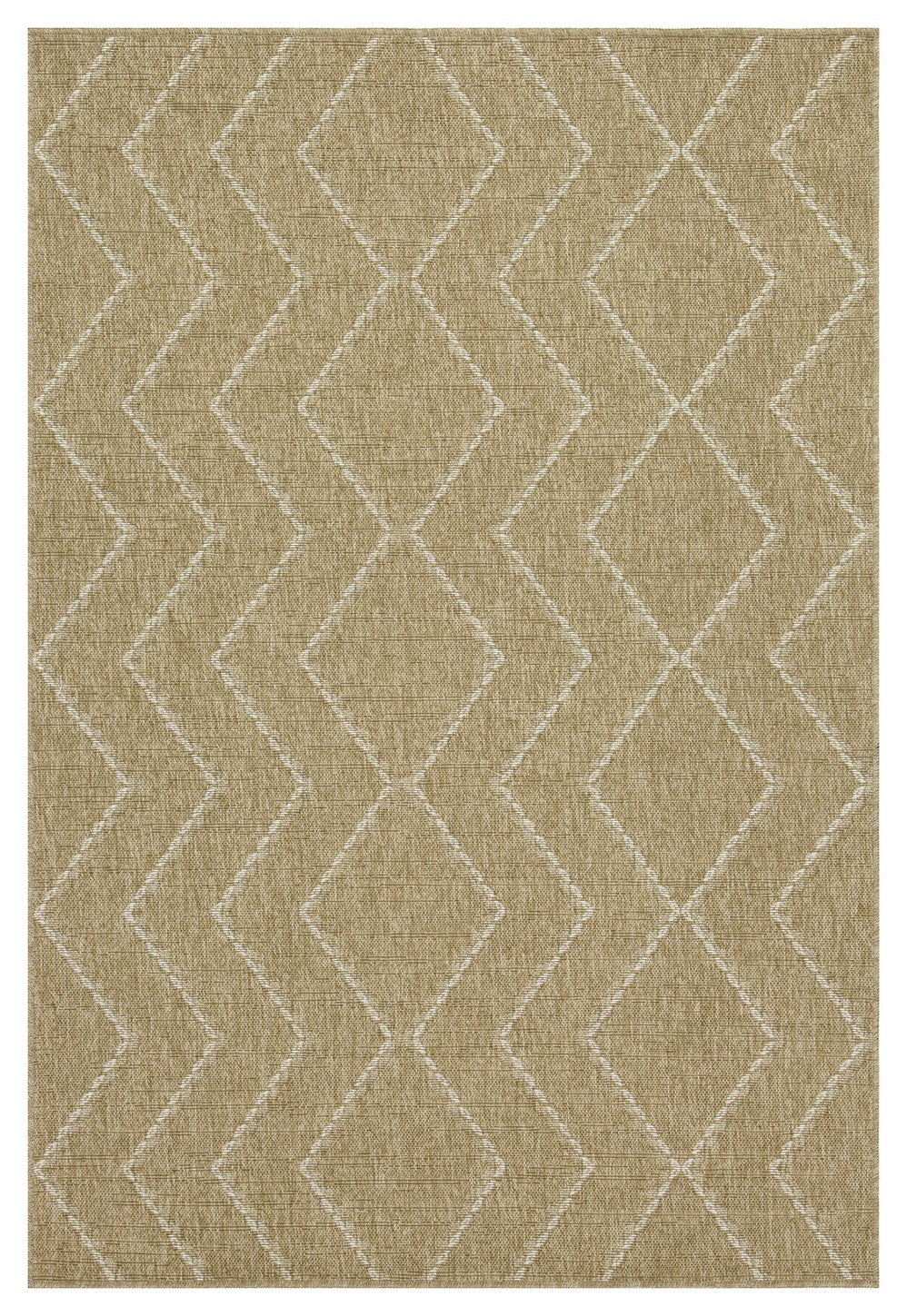 Earth GC_NTL1011 Jute/White Area Rug