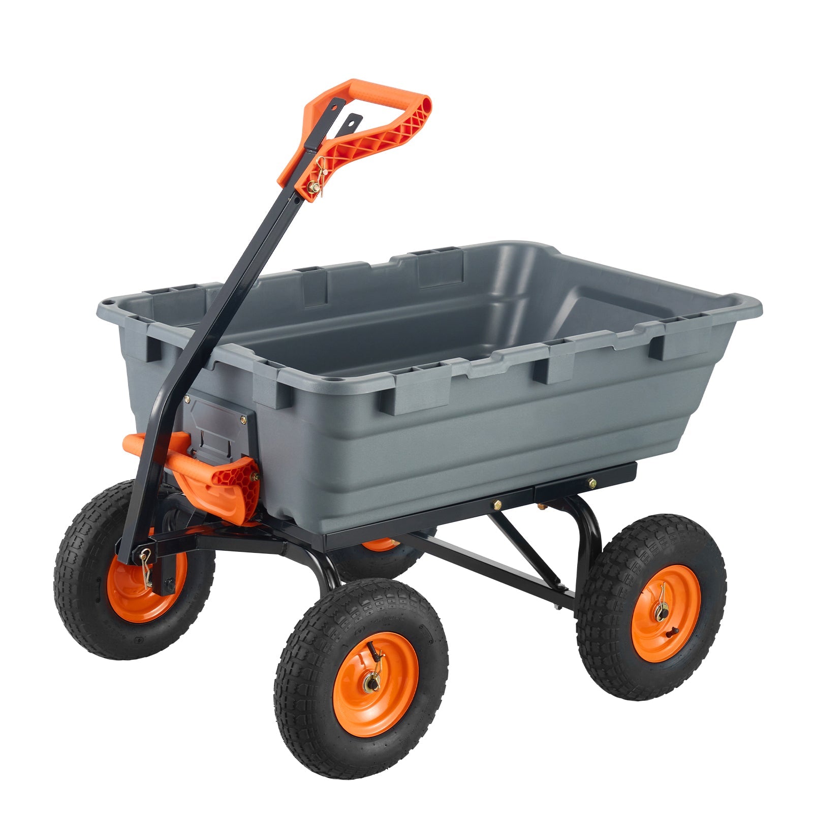 Poly Garden Dump Cart with Steel Frame