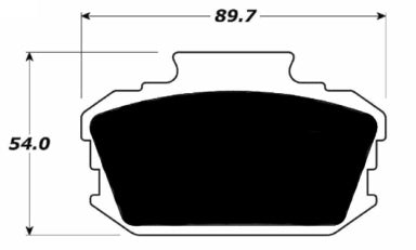 Porterfield Brake Pads for 1973 DATSUN 510
