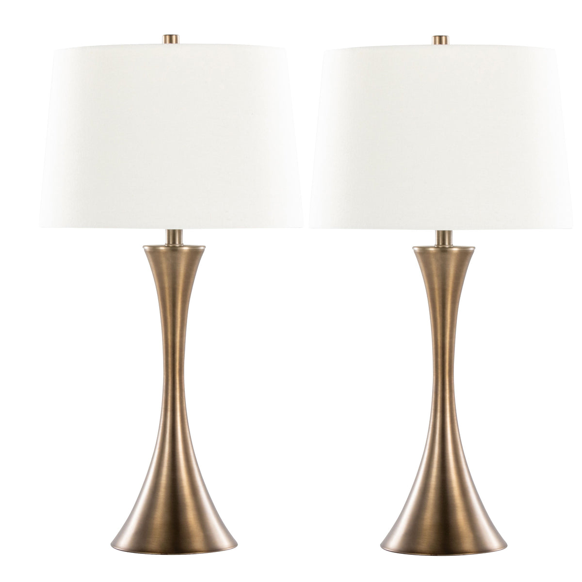 29" Contemporary Metal Table Lamp