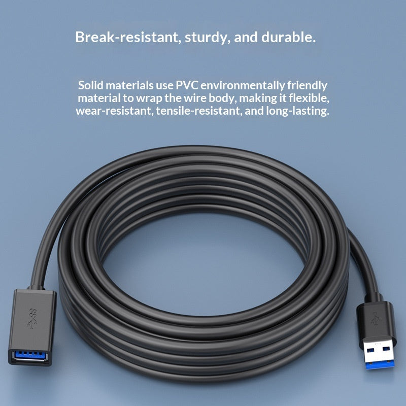 USB 3.0 Male-to-female Data Extension Cable