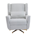 Upholstered 360° Swivel Power Recliner Chair