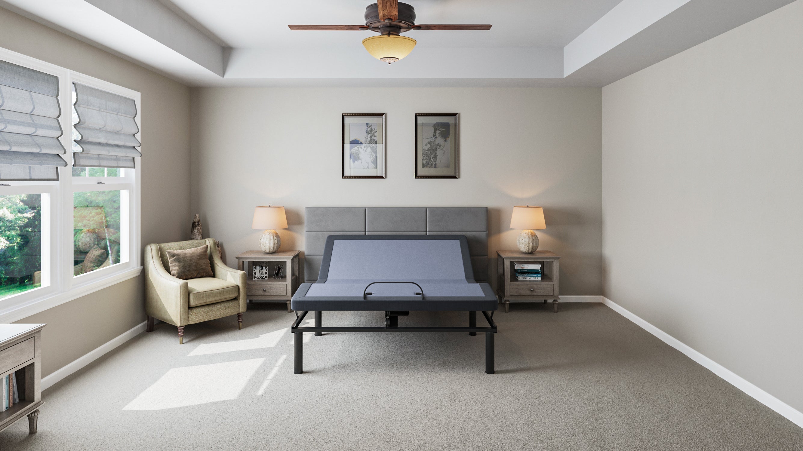BT2000 California King Adjustable Bed Base