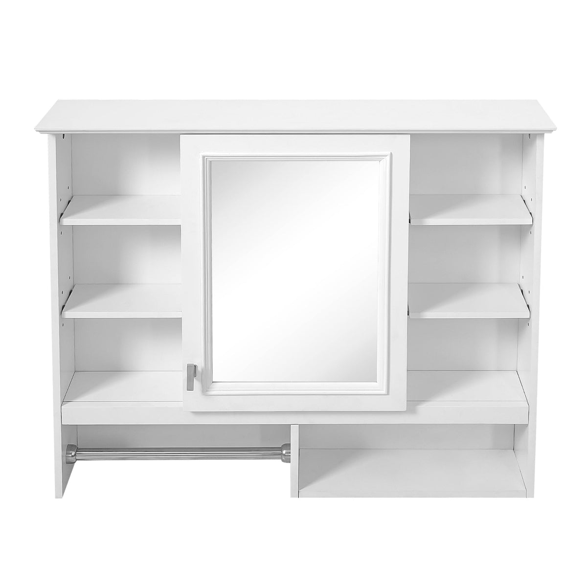 35 inch Wall-Mount 2-in-1 Mirror Cabinet