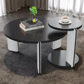 32.68" & 16.93" Round Coffee Table Set