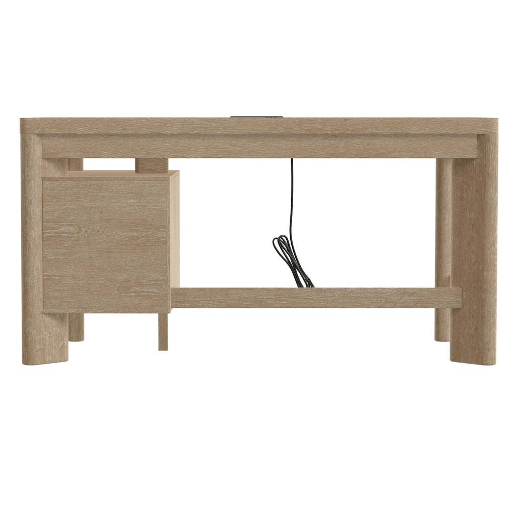 Tan Desk