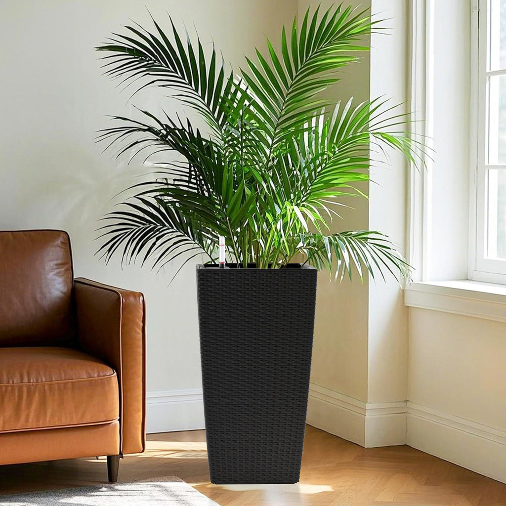 Pack of 2 Square Planters for Garden