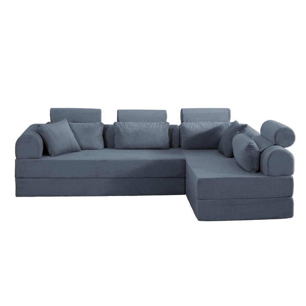 L Shape Modular Sectional Sofa - Compressed Sectional Sofa