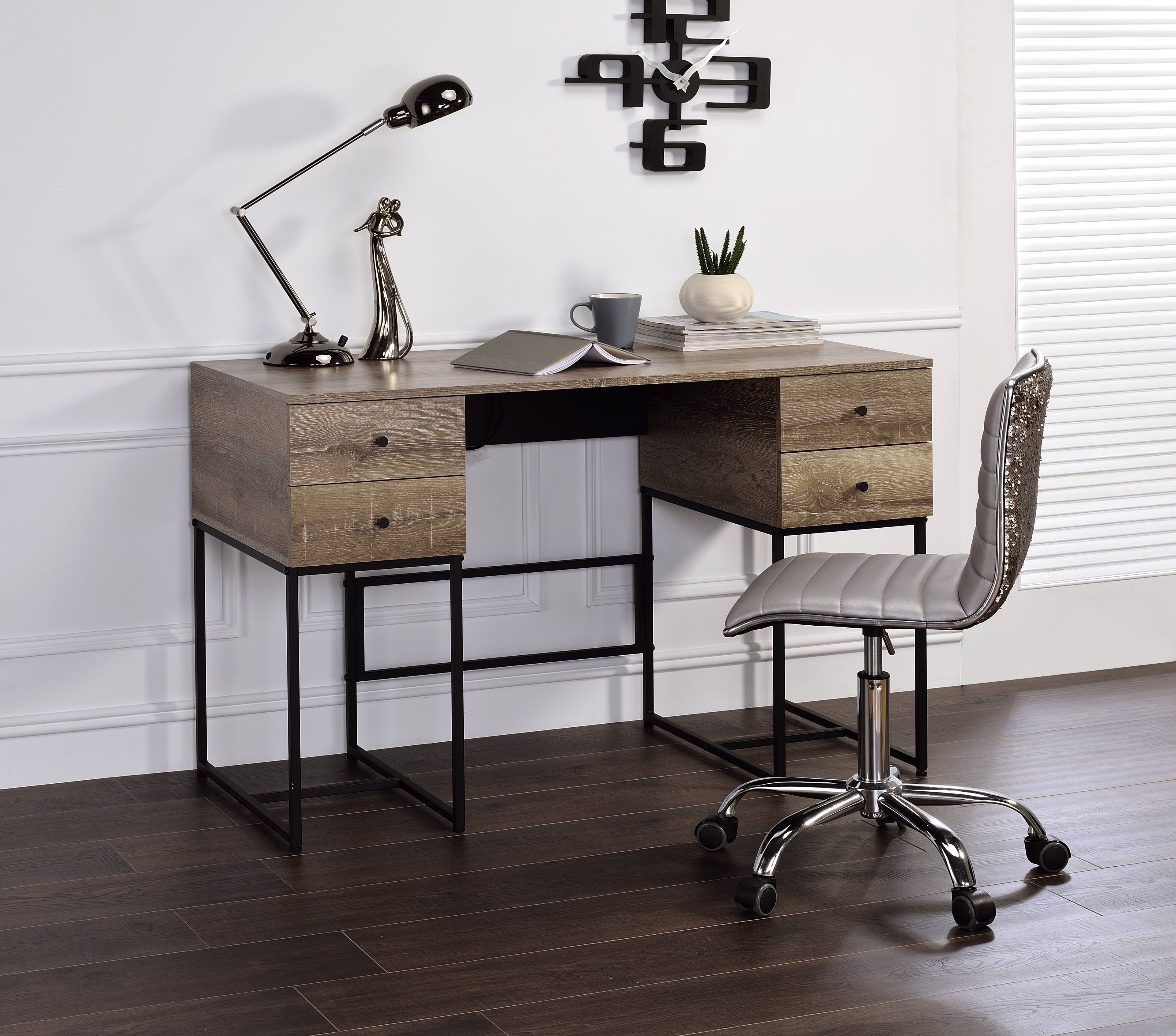 Desirre Rustic Writing Desk