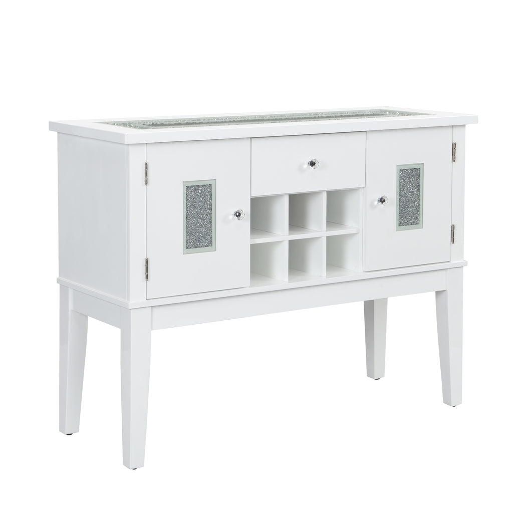Elizaveta Faux Crystal Diamonds Sideboard