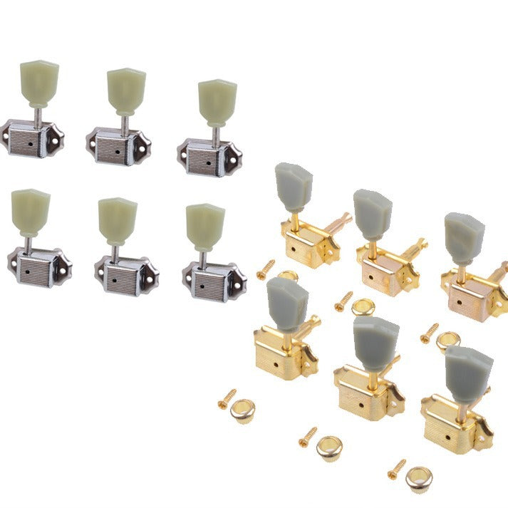 TEMU Vintage Guitar Tuning Pegs Jade Diamond Handle