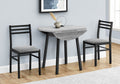 Dining Table Set, 3pcs Set, Small, 35" Drop Leaf, Kitchen