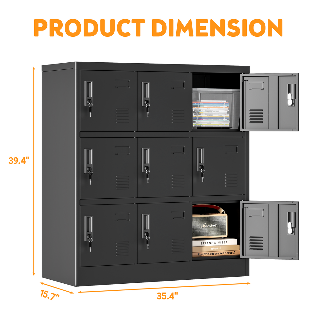 9-Door Employee Storage Locker