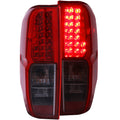Anzo 2005-2008 Nissan Frontier LED Taillights Red/Smoke