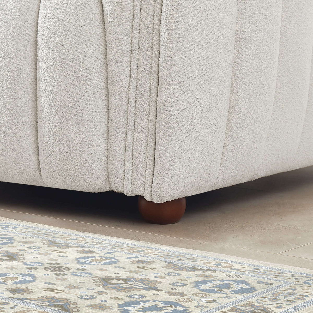 April Mid Century Modern Luxury Tight Back Sofa