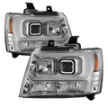 Spyder 07-14 Chevy Suburban/1500/2500/Tahoe V2 Projector Headlights Chrome PRO-YD-CSUB07V2-DRL-C 5082572