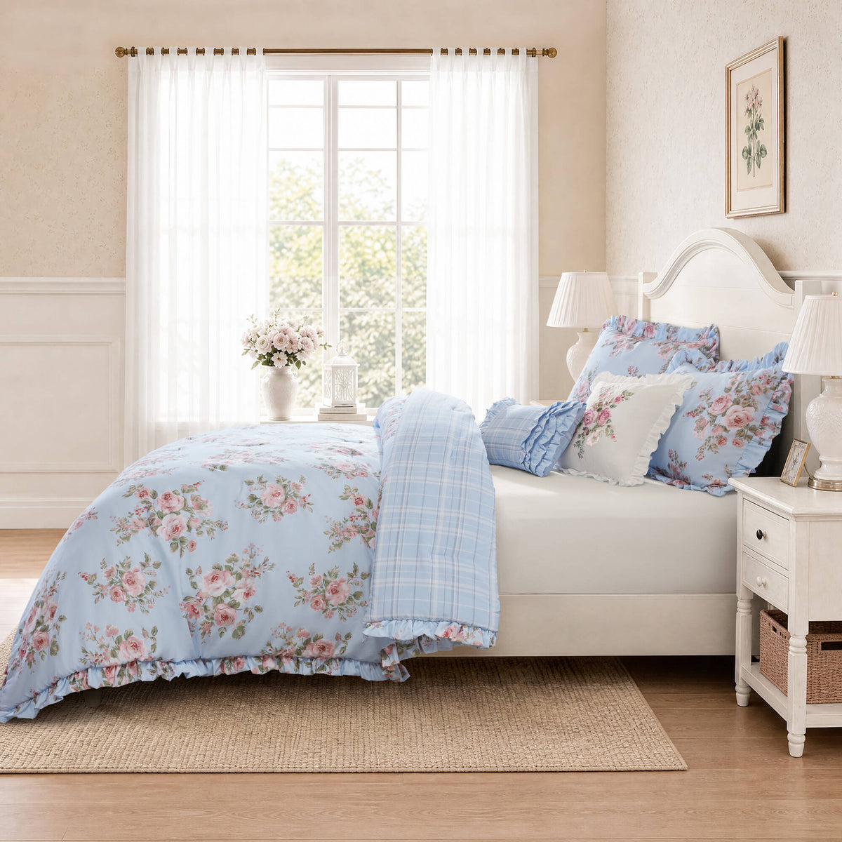 5 Piece Full/Queen Comforter Set